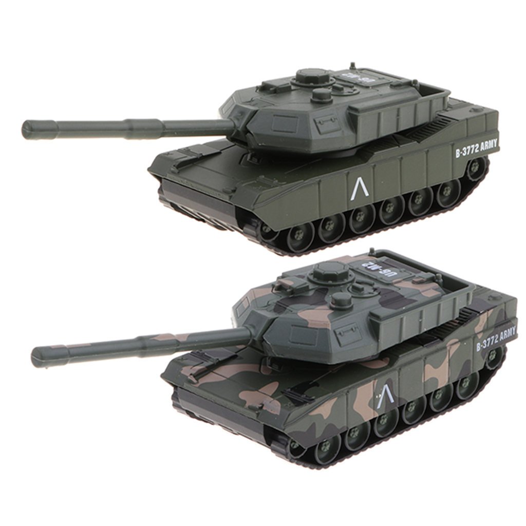 1/43 Alloy M1A2 Main Battle Tank Model Pull Back Toy for Kids Toddlers Gift