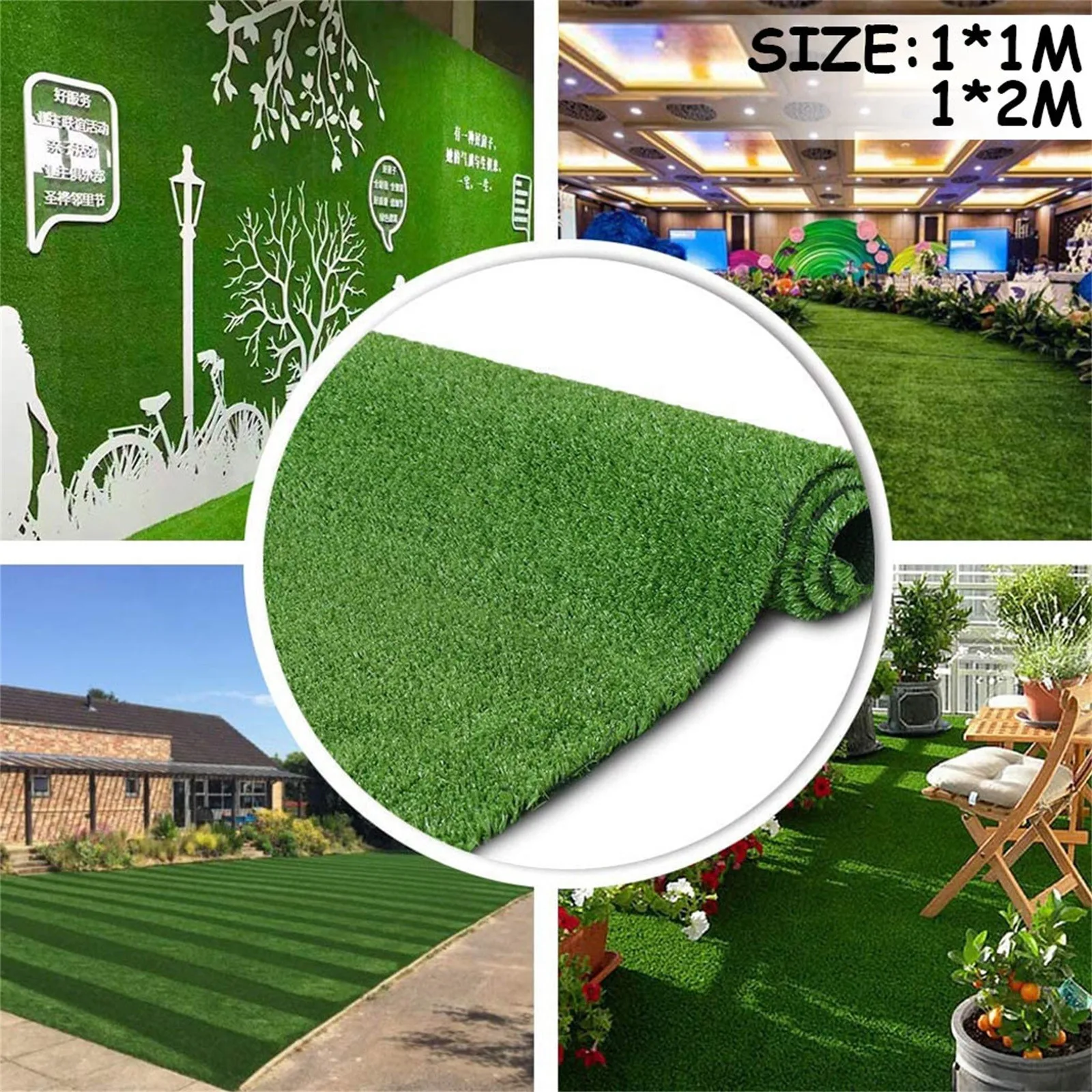 1* Simulation Decoration Turf Lawn Grass Moss Mat For Background Wall Decor Home 
