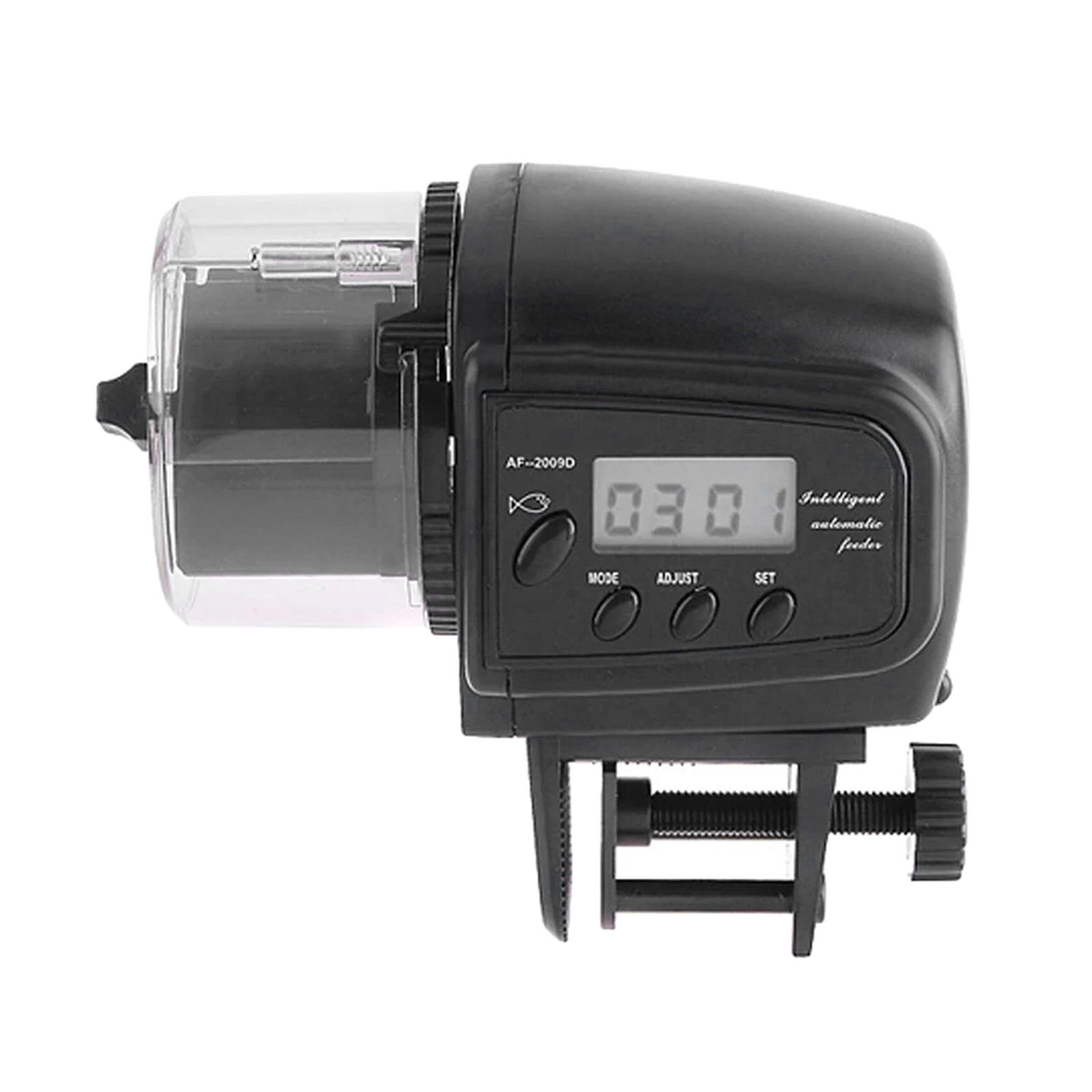 Battery Powered Automatic Fish Feeder Aquarium Turtle Koi Holiday Vacation Timer Feeding Food Dispenser 12/24 Hours Once