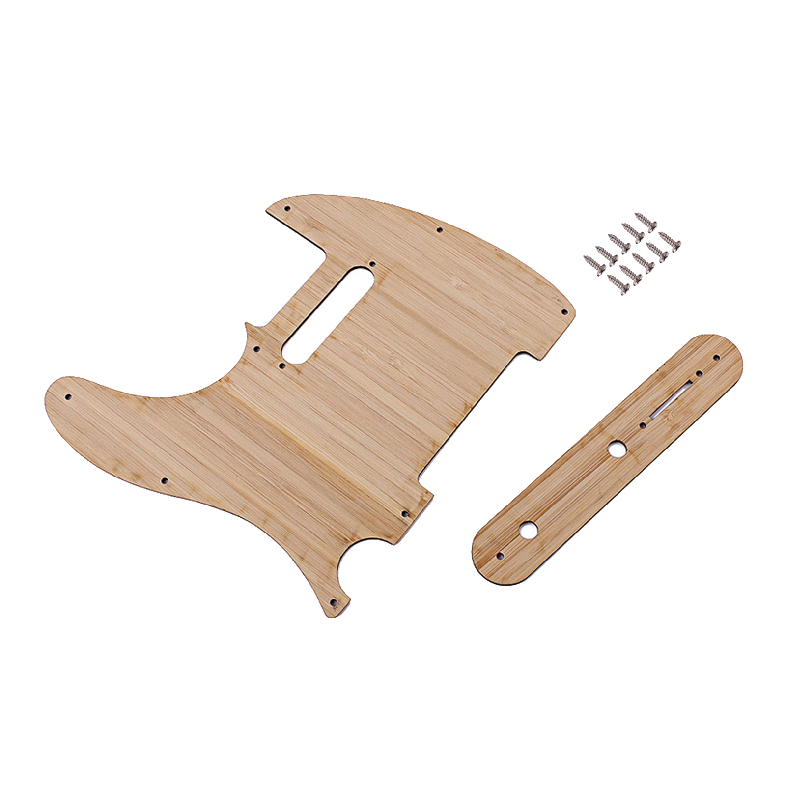 Bamboo Pickguard Back Plate for TL Electric Guitar Instrument DIY Luthier