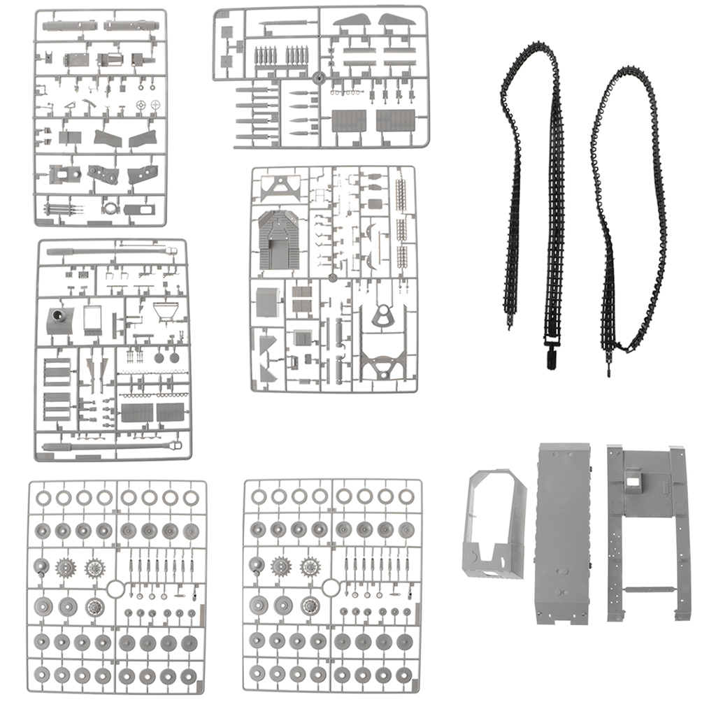 1/35 German Sturer Emil Tank Model Plastic Military Model Building Kits