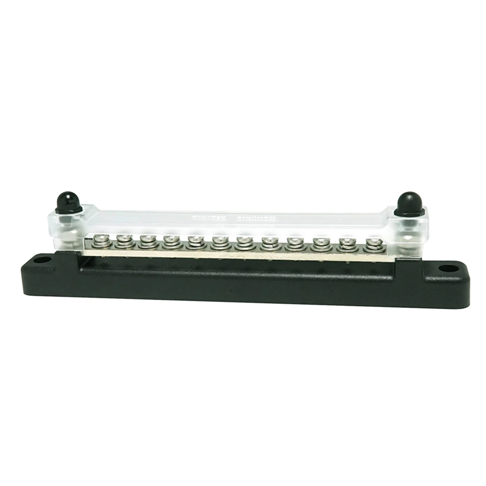 12 Terminal Bus Bar Set Distribution Block, Continuous Rating 130A AC/150A DC, Max Voltage 300V AC/48V DC