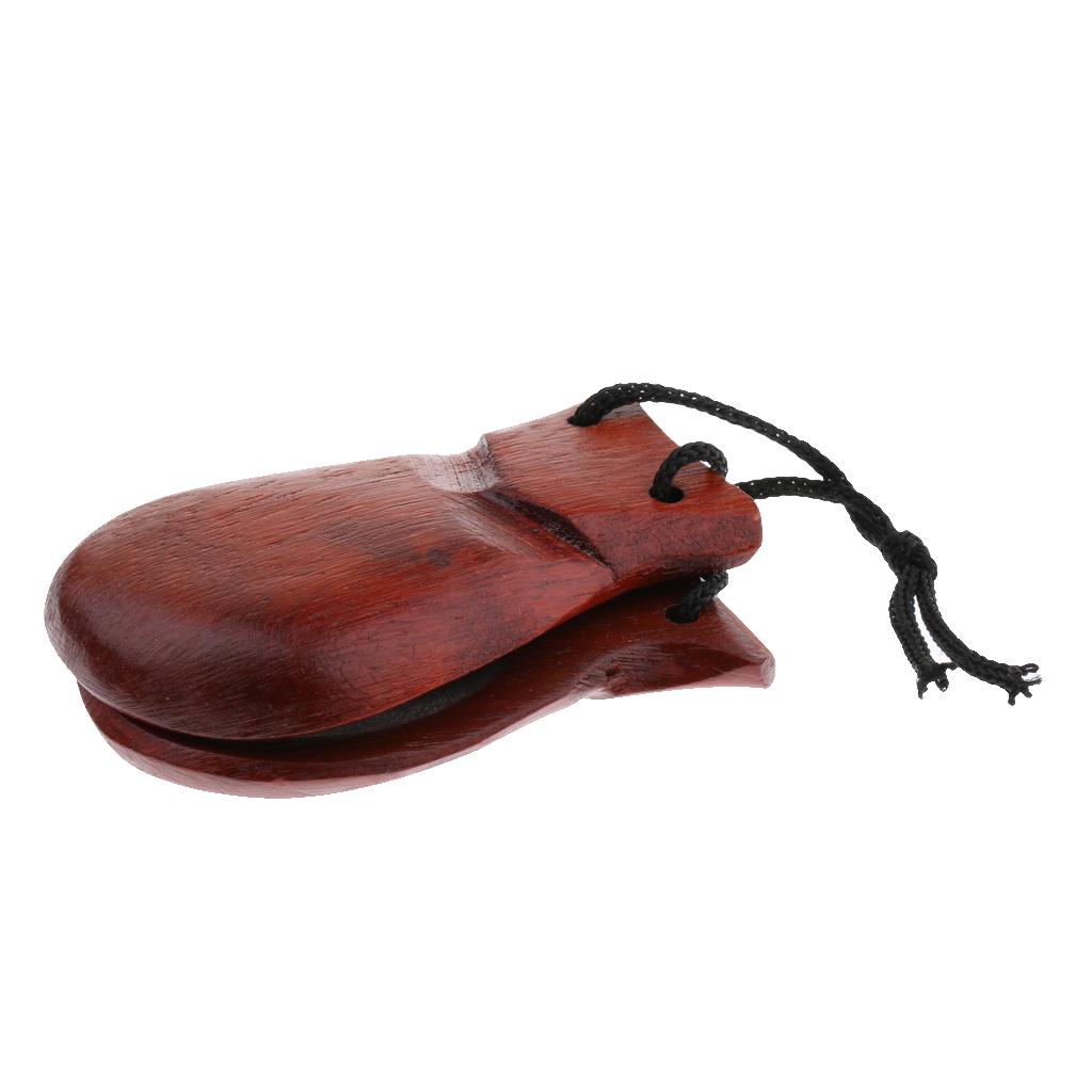 Children Percussion Toys Castanets Brown Chestnuts 8 X 5.5 X 2cm