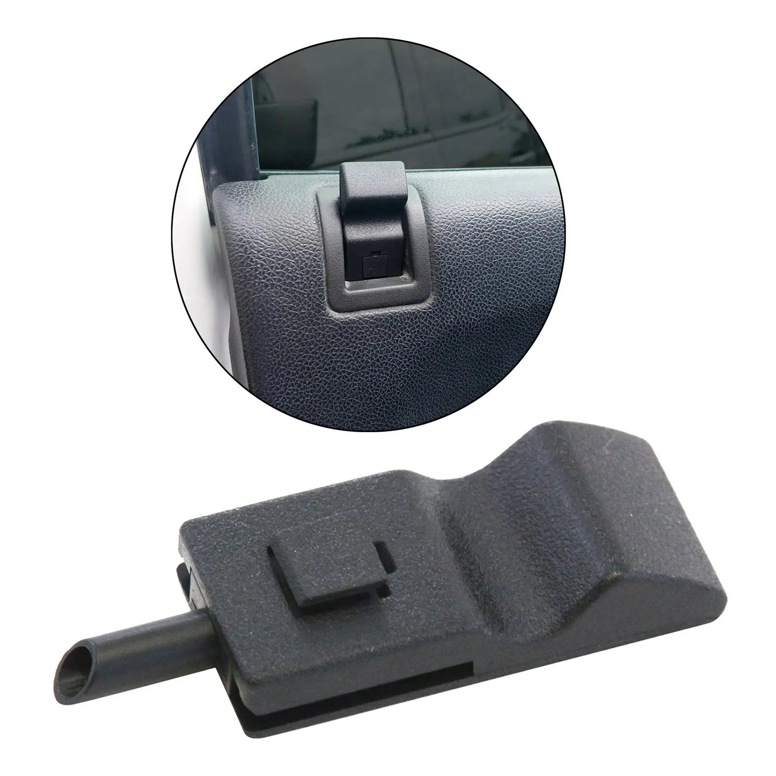 Cars Auto Black Front Door Interior Lock Knob Tab Driver Passenger Parts, Compatible with Chevrolet 2007 - 2013 Accessory, New