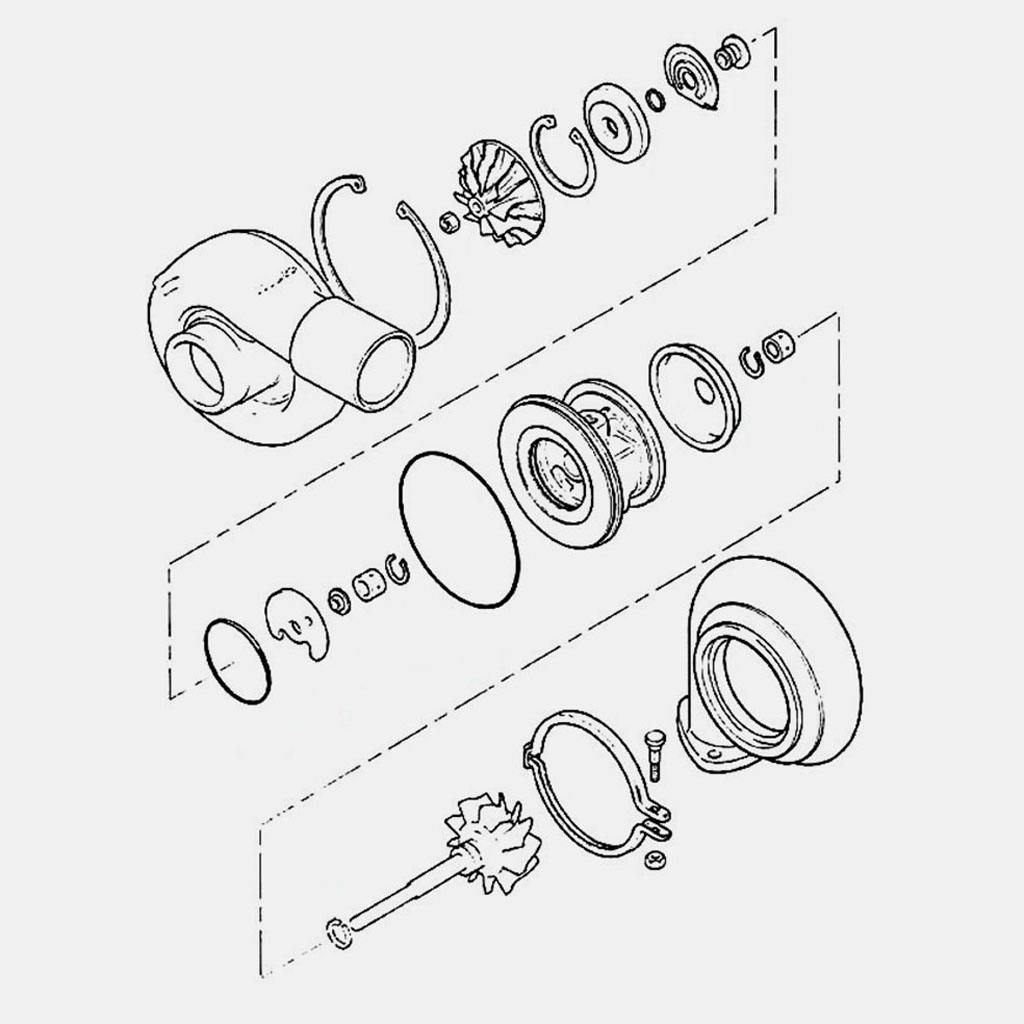 Turbo Turbocharger Repair Kit Rebuild Kit For GT1749V VNT15 GT15