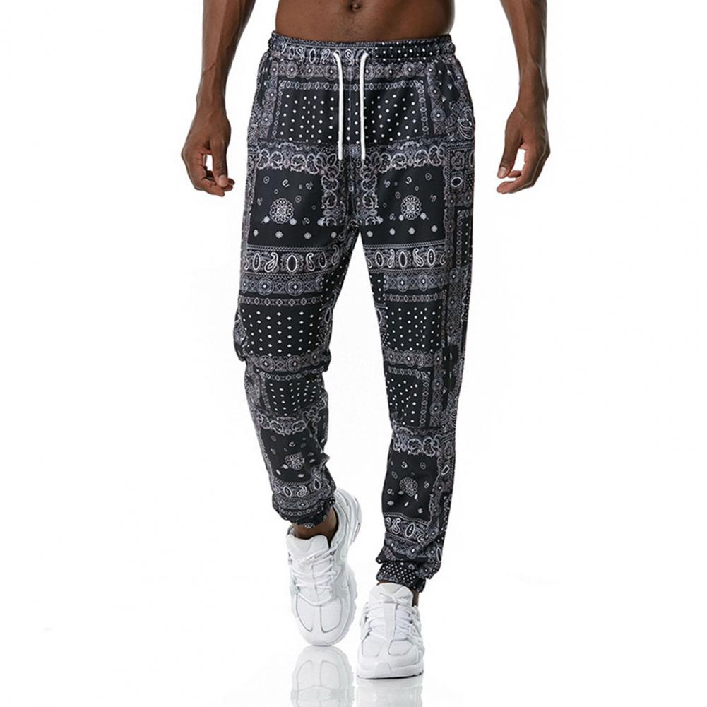Men Yoga Pants Solid Color Casual Baggy Trousers Belly Dance Slacks Harem Pants