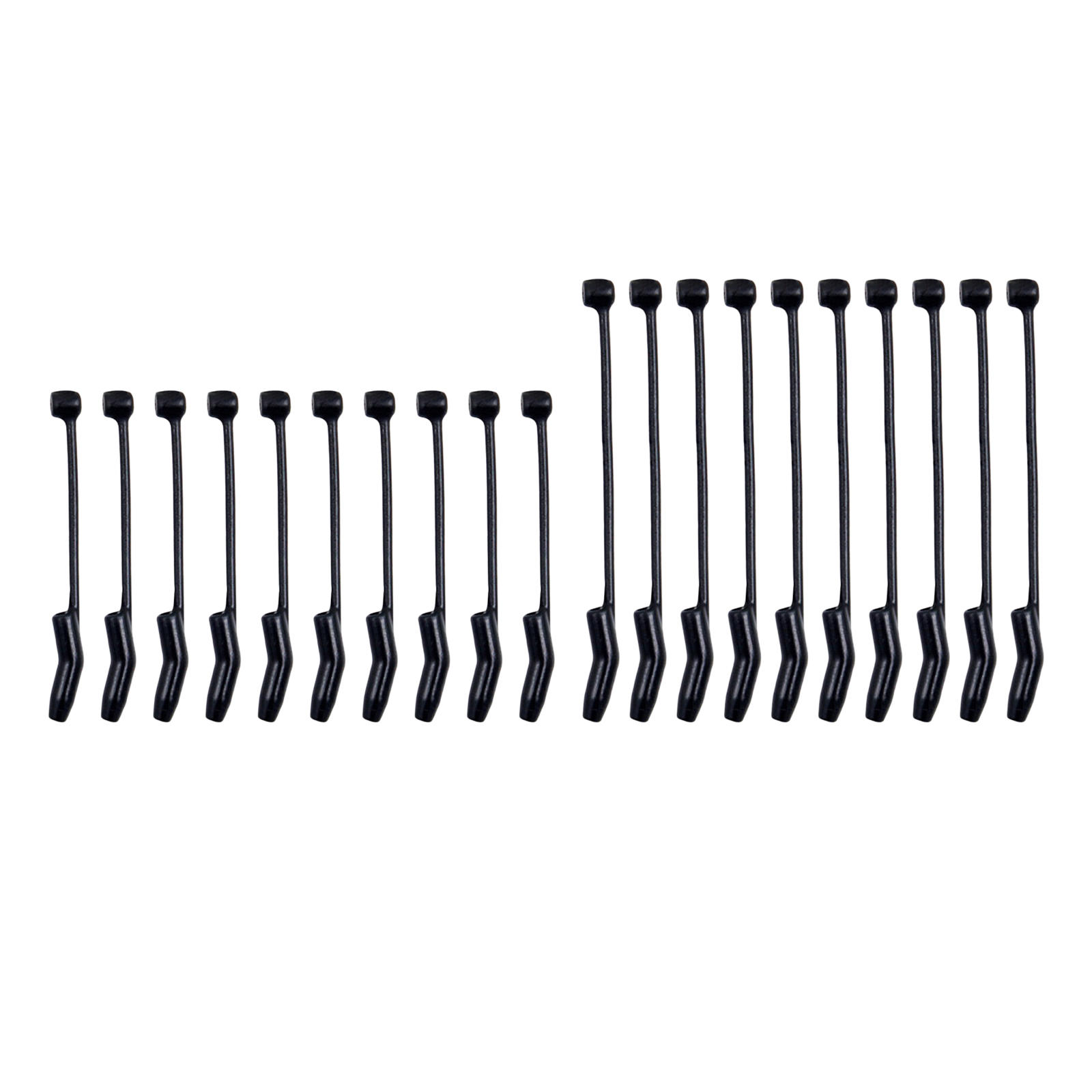 10 Pieces Fishing D Rig Aligner Kickers Carp Fishing Tackle Line Aligner Anti Sleeve Supplies for Hair Ronnie Rigs Tool