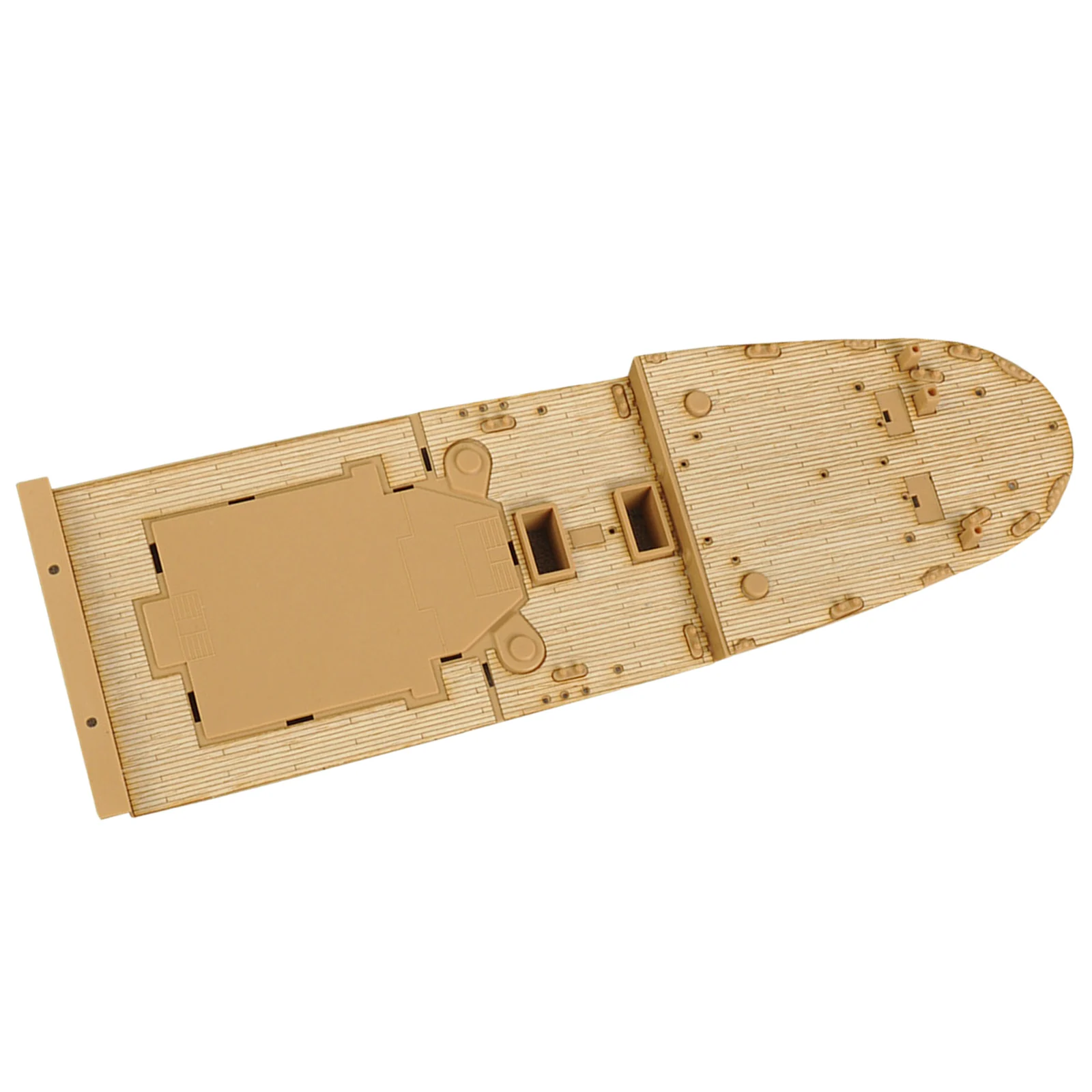 1/400 Ship Model Building Kit Wooden Deck for Academy 14215 Upgrade Part
