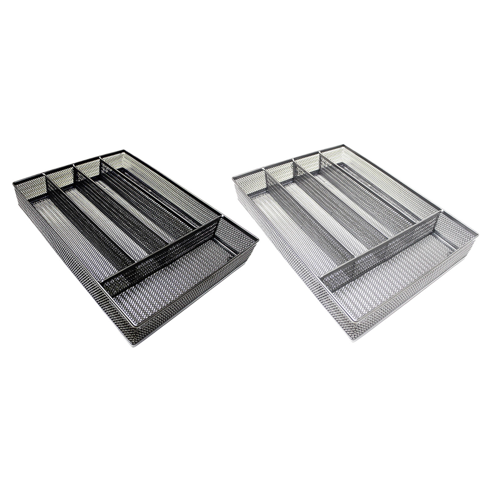 5 Compartments Cutlery Organizer Tableware Storage Box Stationery Holder Flatware Storage Box
