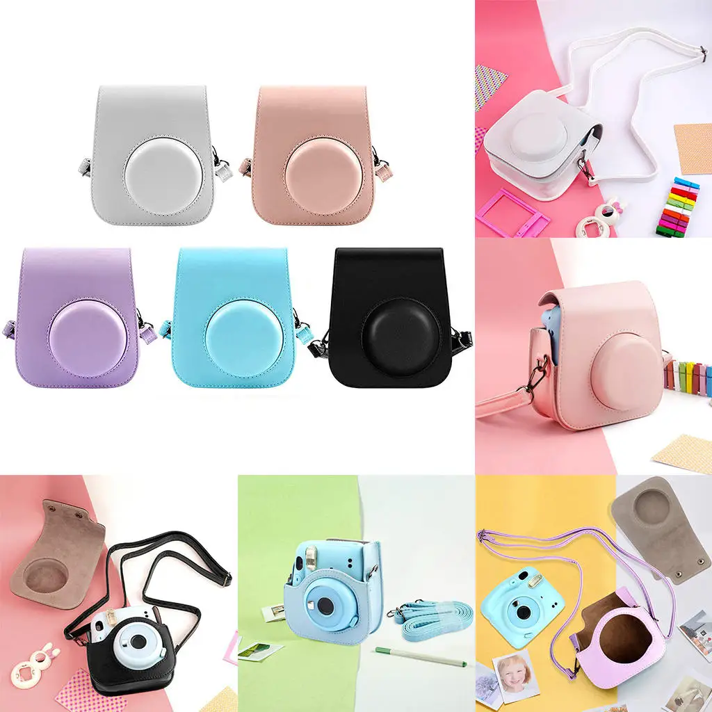Camera Accessories Set with Strap Table Stickers Protector Cover for Fujifilm Instax Mini 11