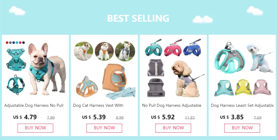 No Pull Dog Harness Set Bohemian Style Leash Puppy Kitten Breathable Vest Harness Sets One Piece New Fashion Accessories For Dog