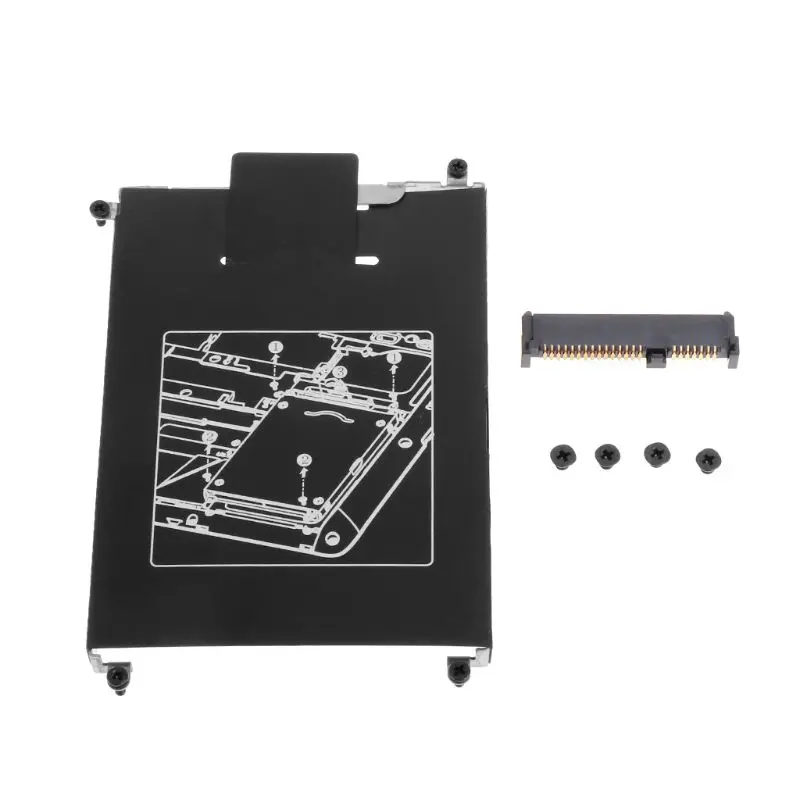 HDD Caddy Adapter for HP 820 G1 G2 - Hard Drive Disk Interface Bracket with SSD Cable Connector and Screws Description Image.This Product Can Be Found With The Tag Names Computer Cables Connecting, Computer Peripherals, Hdd caddy adapter hard drive disk interface bracket, PC Hardware Cables Adapters