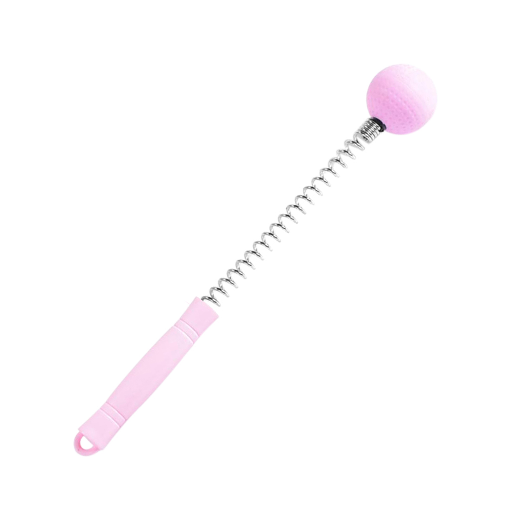 32 cm Golf Spring Massage Ball Fatigue Relief Tool Body Self Knock Hammer Handheld Green / Pink / Blue