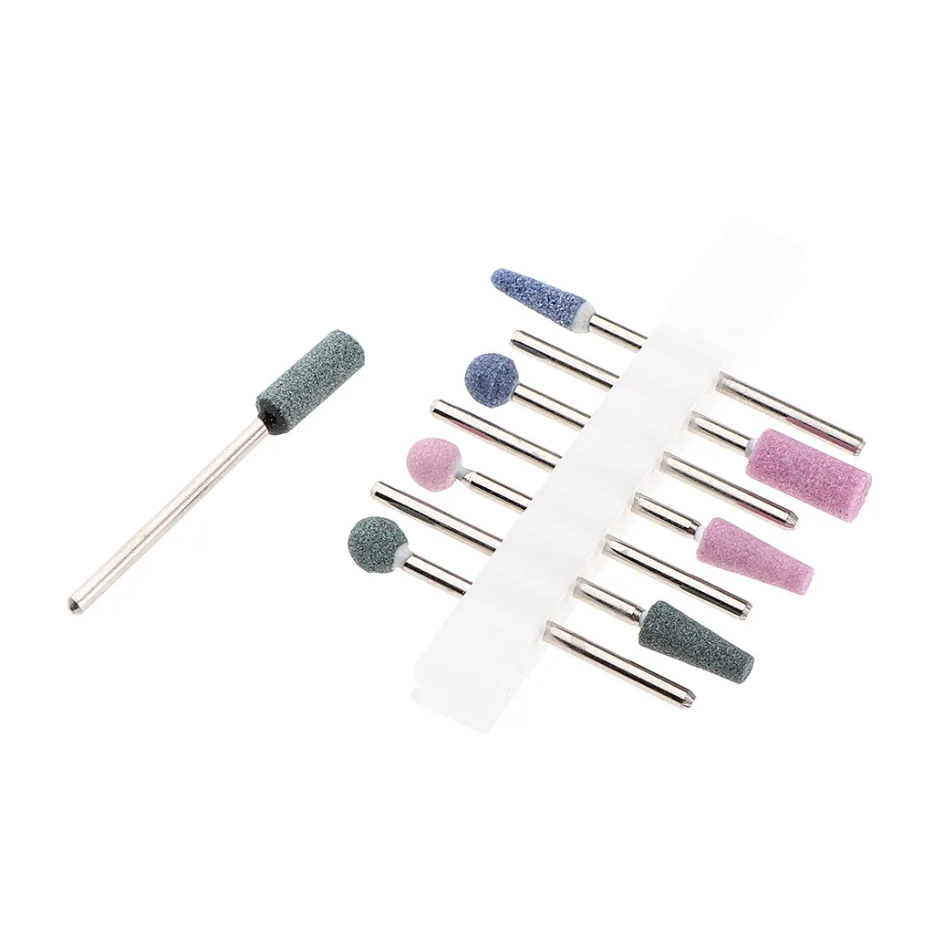 Nail Pedicure Bits Replacement Tools - 8 Pieces Grinding Heads for Professional Salon & Personal Use