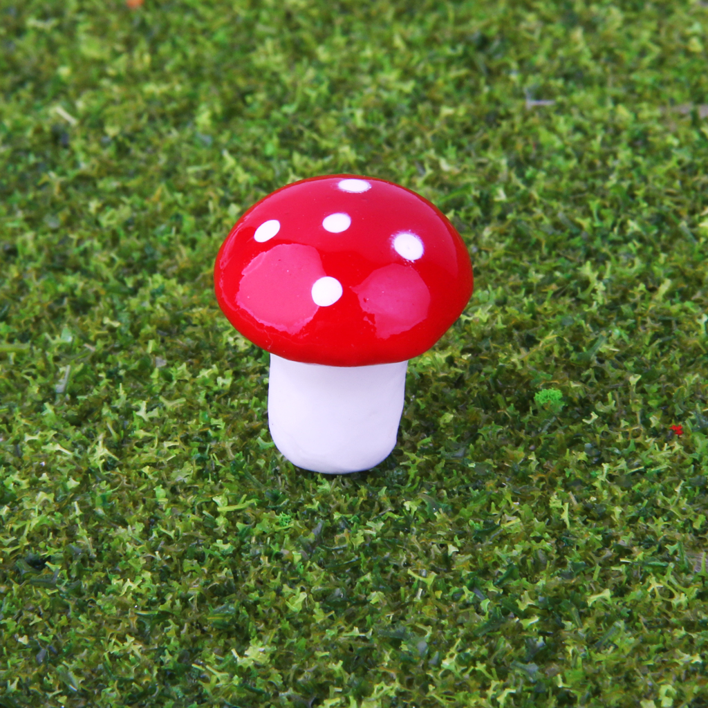 8 Color CHOOSE 100 pieces Miniature Foam Mushroom Figurine Terrarium Bonsai
