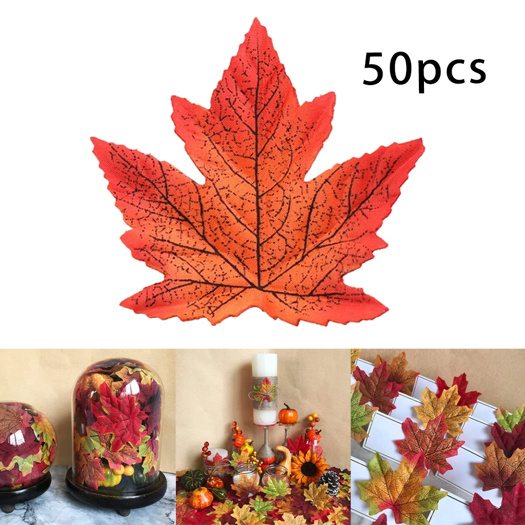 4 Small Rose Gold Ox Maple Leaves RGS3486 