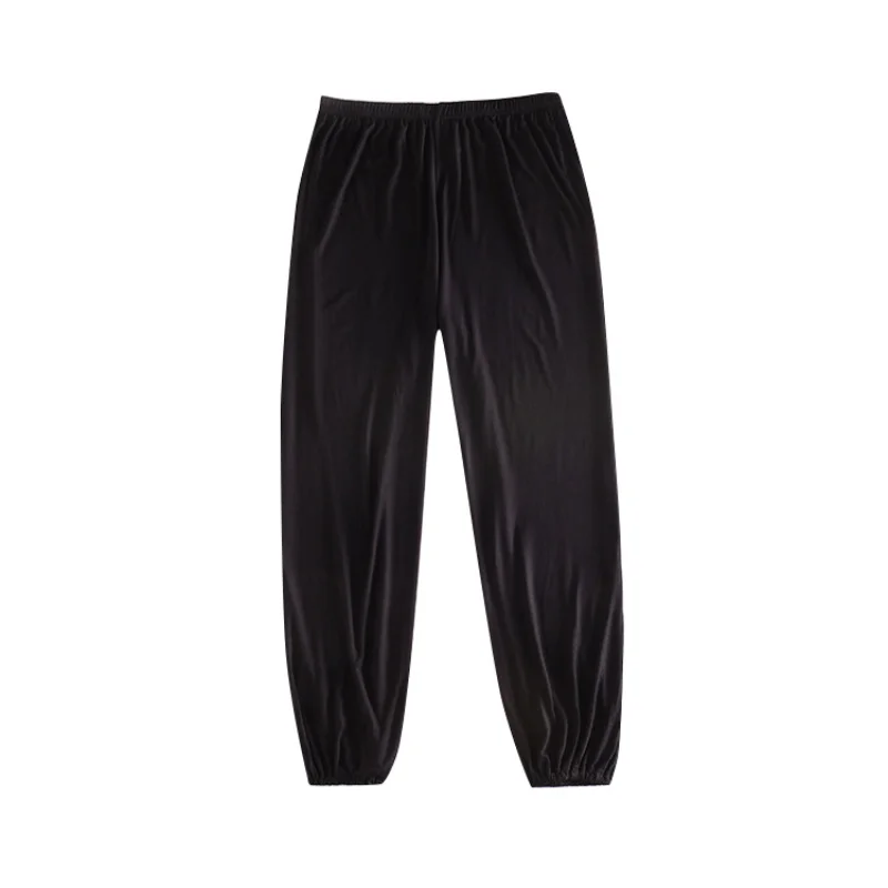 Large Loosen Men Softable Homewear Casual Pants Thin Coolfex Breathable sleeping bottoms mens plaid pajama pants