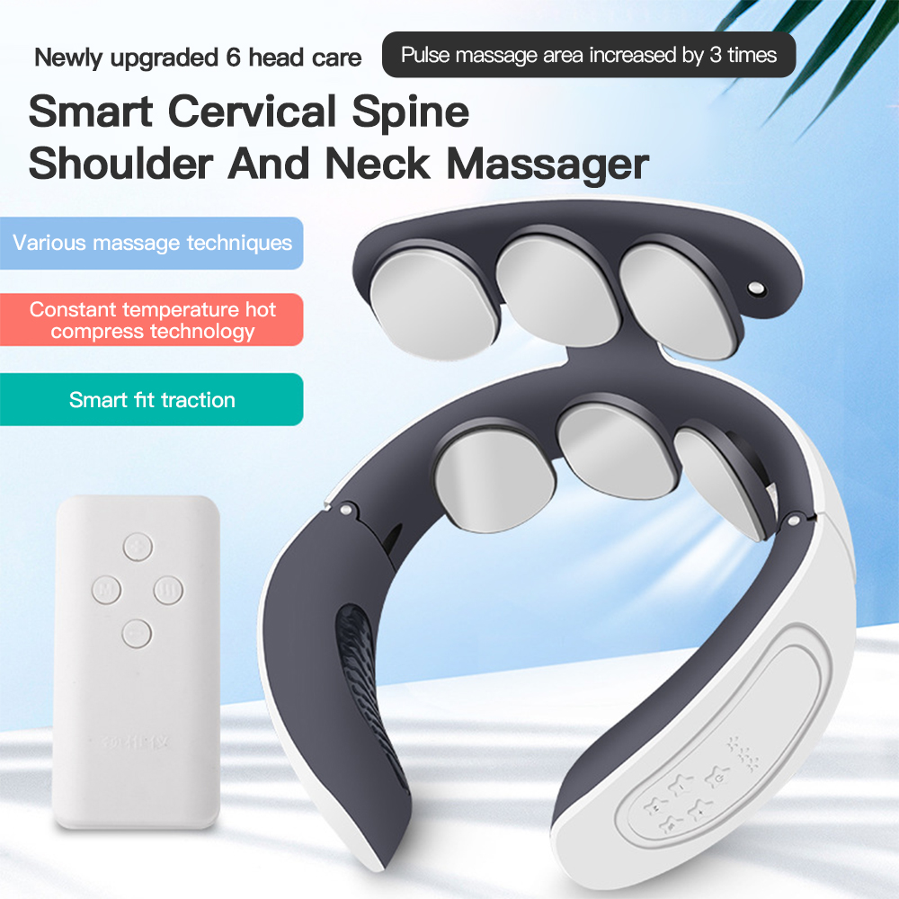 Best of Electric Heating Neck Massager TENS Pulse Back Cervical Spine Pain Relief Electroestimulador EMS Kneading Massager Acupuncture Reviews & Tips