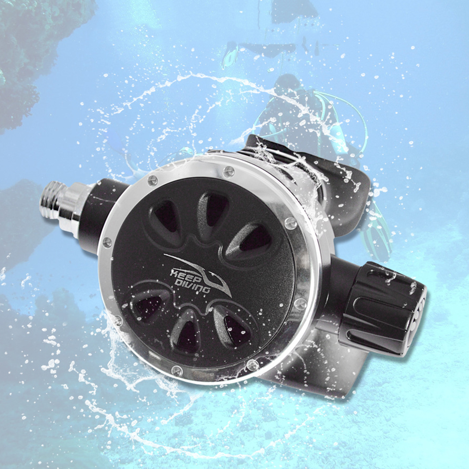 Adjustable Diving Regulator Durable Dive Octopus Breathing Explorer Diver