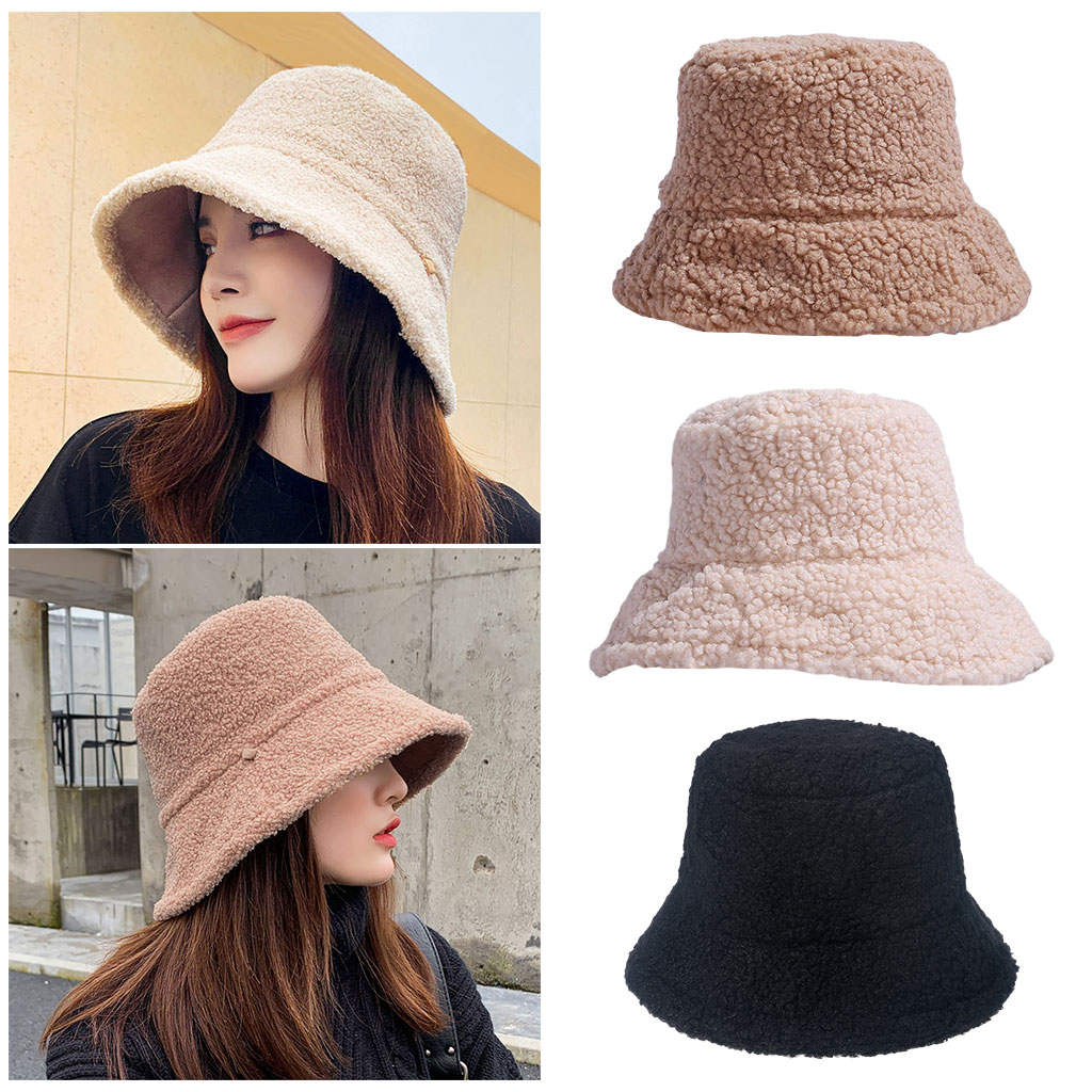 Warm Wool Cloche Hat Fashion Multiple Colour Elegant Vintage Cloche Hats for Fisherman Hat Autumn Winter Lady Winter Hat