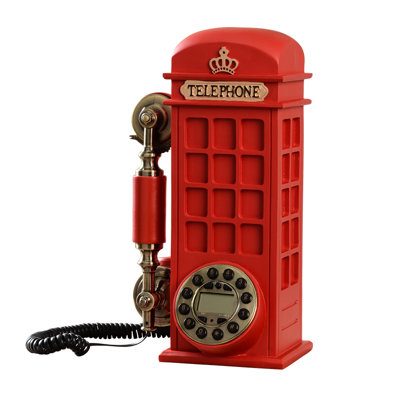 Retro Landline Phone Fashion Creative Personalized And Cute Cartoon Wireless Card Home Old Fashioned Antique Telephone