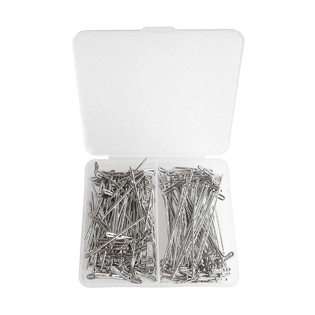 100 Piece T Pin, T- Pins For Modeling Wigs, 2 Sizes 54mm And 45mm
