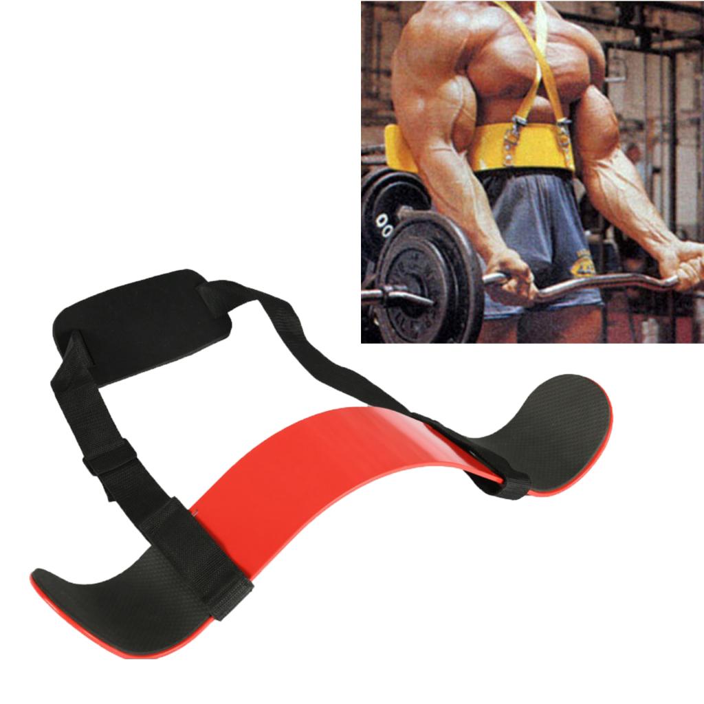 Arm Blaster Bicep Isolator Bar Tricep Curl Bomber Weightlifting Gym Training