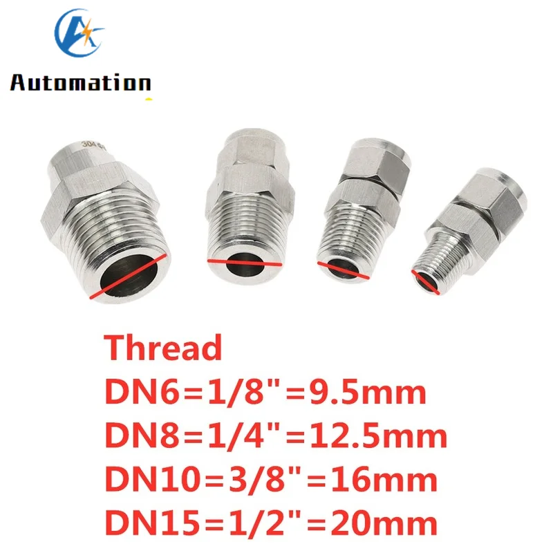 Durable Edelstahl 12mm Schlauch Widerhaken Tail 1/2" BSP Male Straight Connector Fitting 