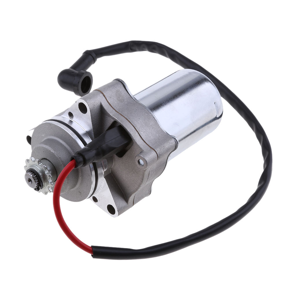 dolity Starter Solenoid Relay Motor with 460mm Cables for 90cc 110cc 125cc Motorcycle Dirt Bike ATV