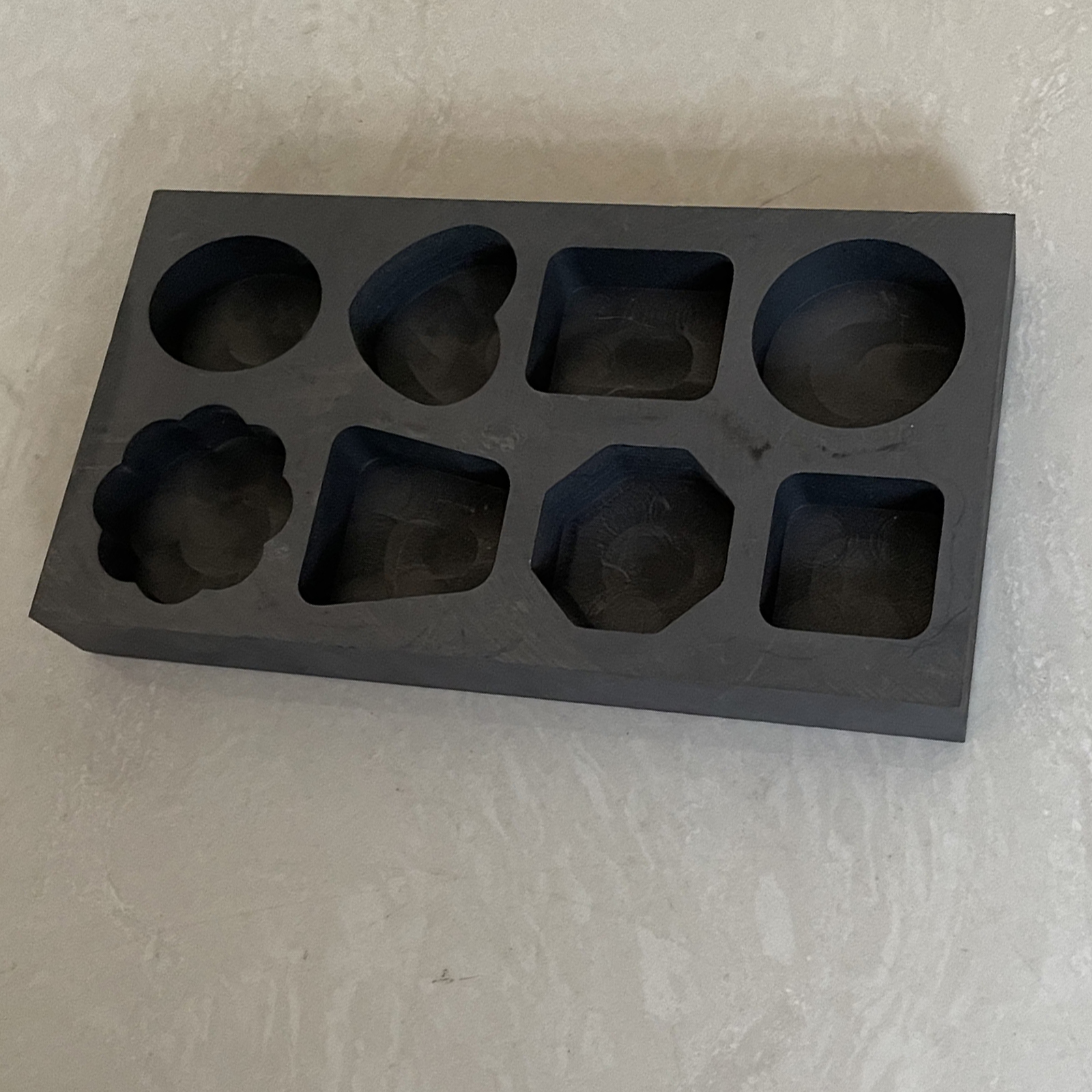 Graphite Ingot Mold Crucible for Melting DIY Gold Alloy Brass Aluminum