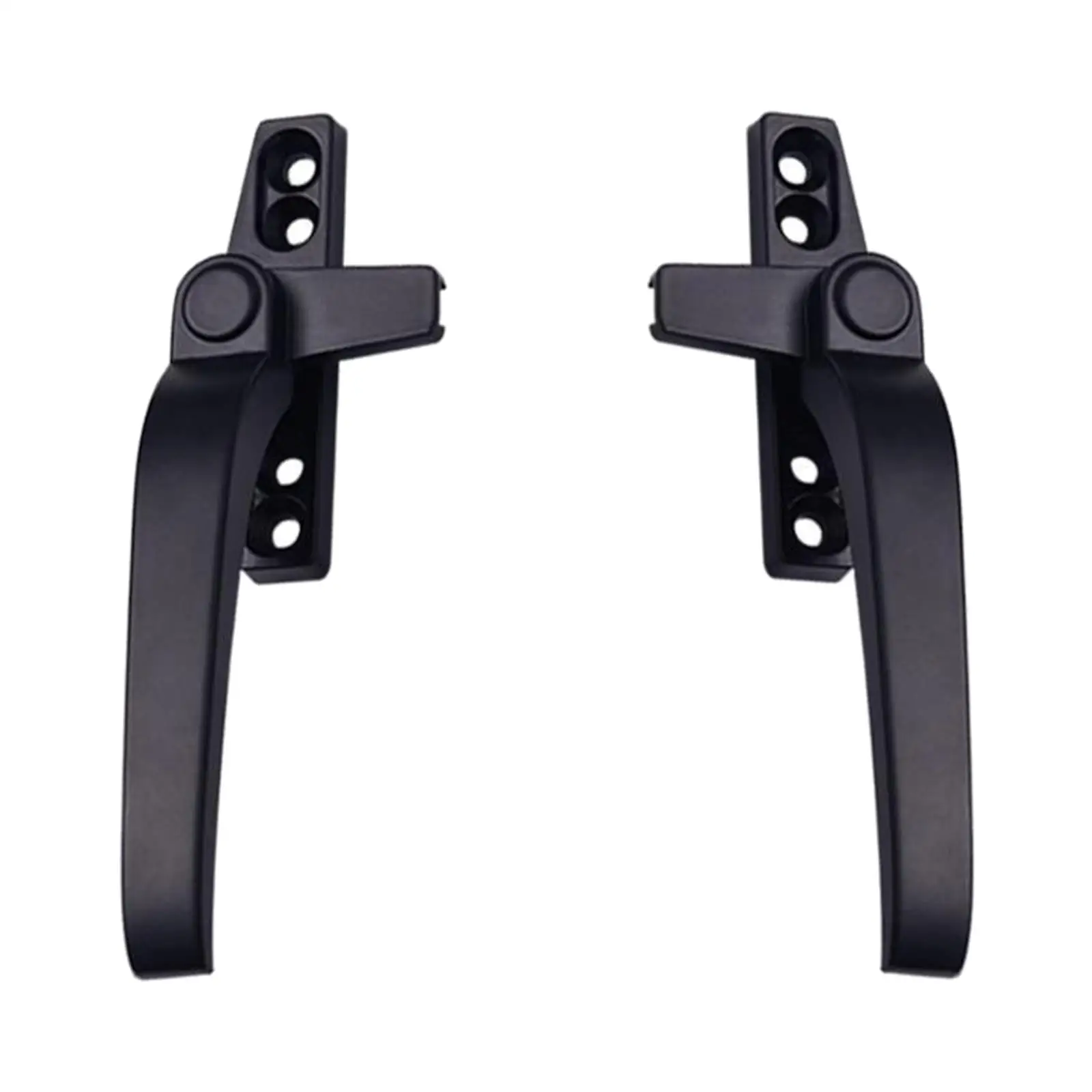 3x Long Lever Window Swing Lock Handle Hardware - Black Right