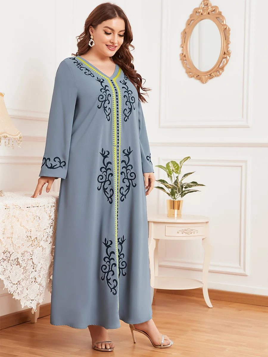 abaya longa, túnica ramadã, turquia islâmica, eid