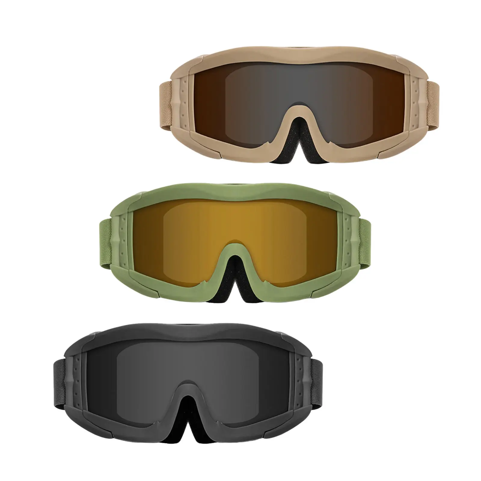 Outdoor Sports Windproof Goggles Impact Resistance Shooting Goggles for Men Women Outdoors Cycling Hunting