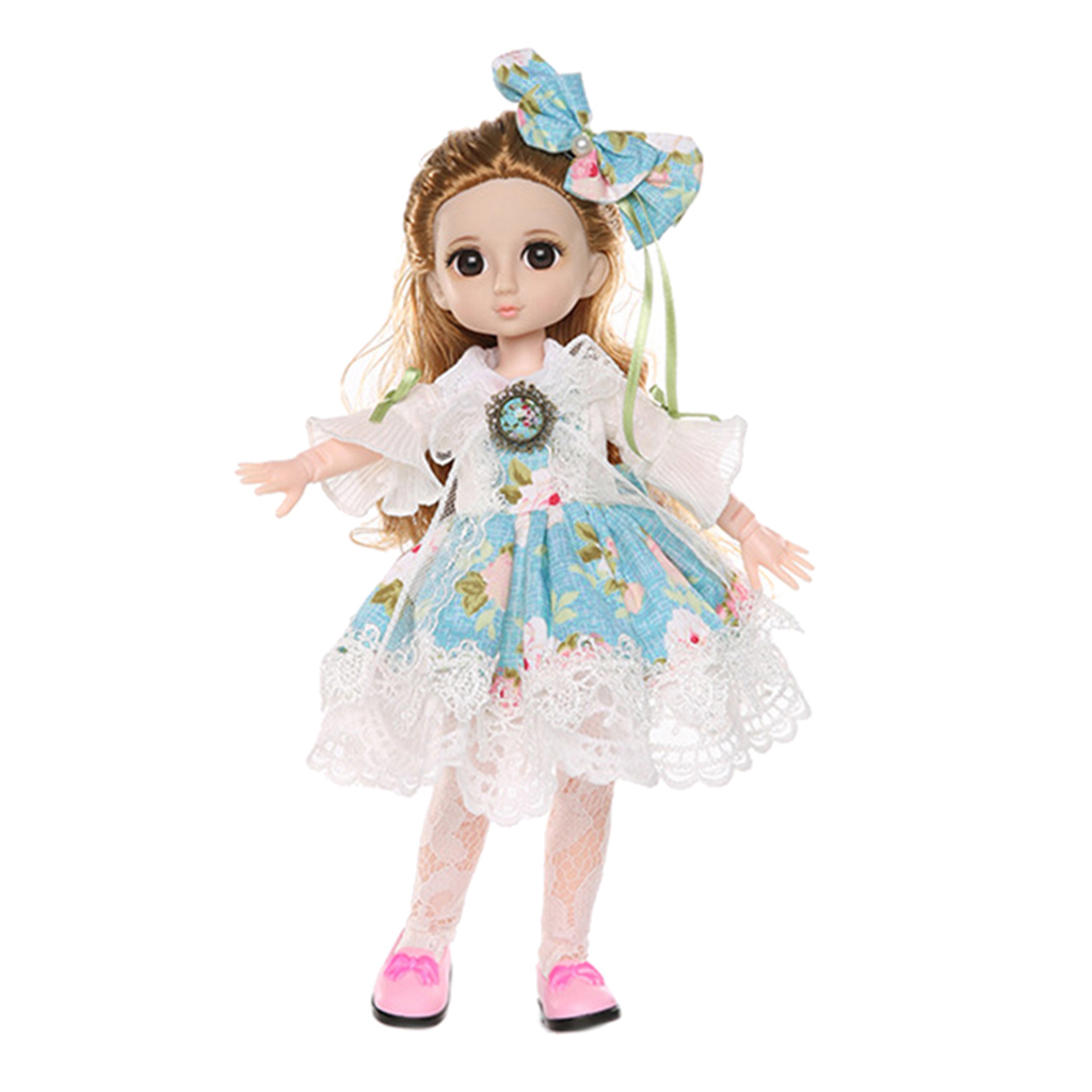 32cm  Articulated Joint Flexible Doll Toy Kids Gift & Costume