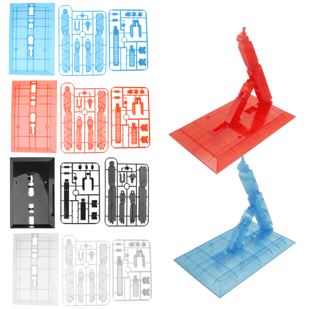 Plastic Action Base Display Stand Hold for 1/60 1/100 PG MG Gundam Figure Model DIY Building Toy Accessories