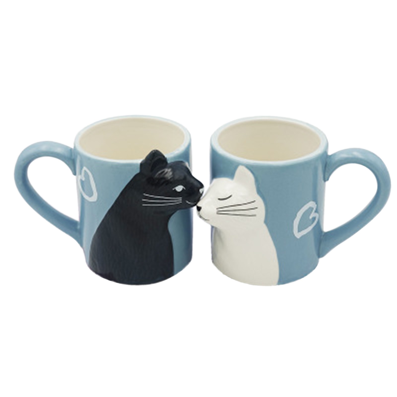 cat couple mug