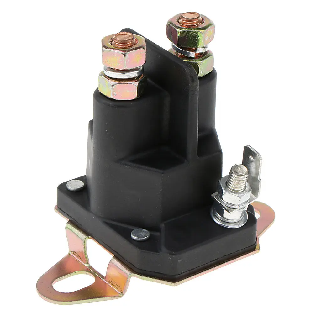 Black Metal Tractor Electrical Solenoid Relay Replaces  7701100MA/7769224MA/94613MA