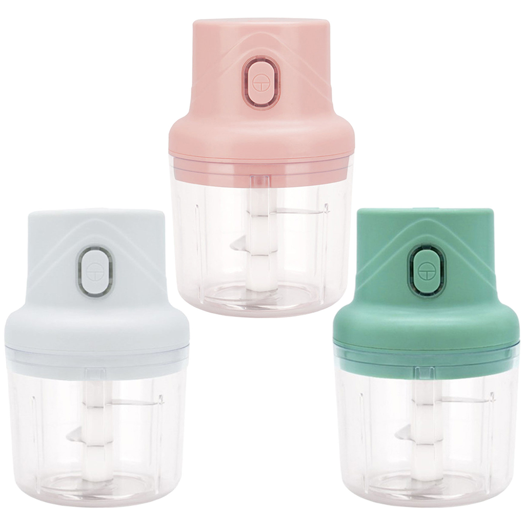 Small Electric Garlic Chopper Cutter Food Processor Crushed Kitchen Fruits Nut Pepper Vegetable Meat Chili Press Crusher Tool