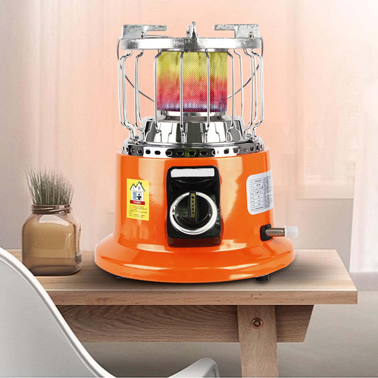 Mini Gas Heater Stove BBQ Grilling Camping Tent Warmer Burner Outdoor Camping Hiking BBQ Picnic Adjustable Butane Heater