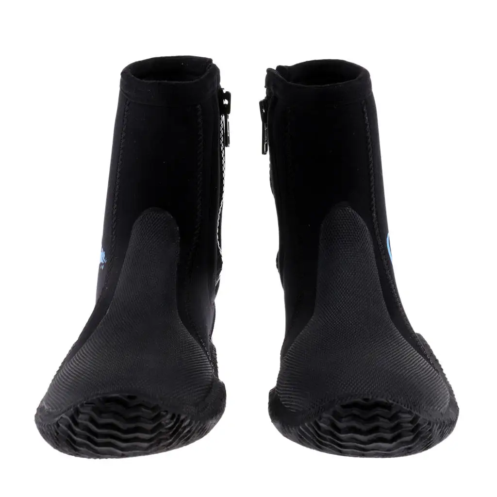 5mm Neoprene Scuba Diving Boots Water Shoes Anti-skid High Upper Warm Boots Surfing Winter Swim Kayak Spearfishing Wetsuit
