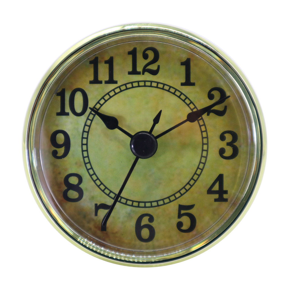 Quartz Clock Insert with Arabic Numerals, Quartz Clockwork, Round Clock,