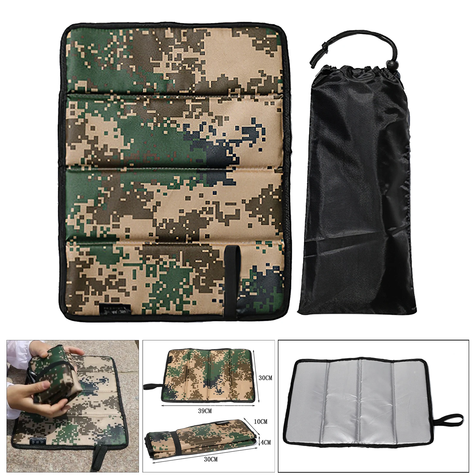 Foldable Seat Pad Camping Foam Seat Cushion Sitting Mat Portable Beach Pad for Outdoor Camping Hiking Travel BBQ Picnic