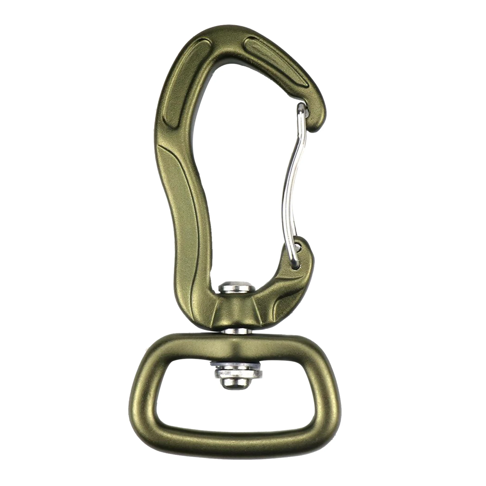 360 Rotatable Carabiner for Outdoor Camping Hiking Hanging Keychain