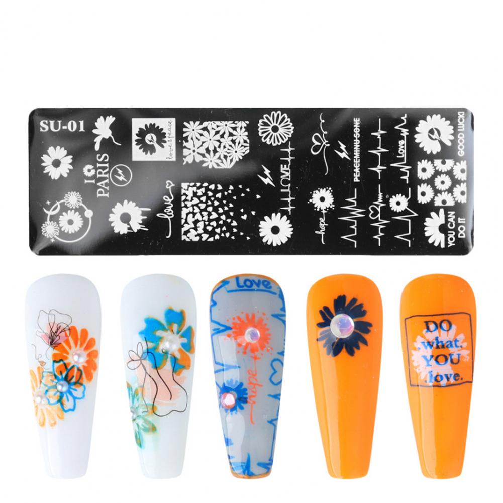 Nail Stamping Plates Human Face Design Multiple Pictures Solid Manicure Art Stainless Steel Printing Plate for Girl Nail Stamping Plates Human Face Design Multiple Pictures Solid Manicure Art Stainless Steel Printing Plate for Girl