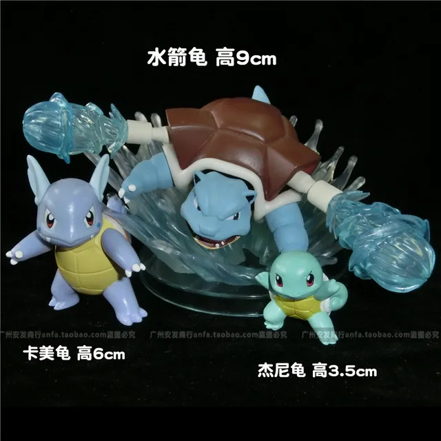 Takara tomy genuíno pokemon água tipo squirtle blastoise figura de ação  modelo ornamento brinquedos