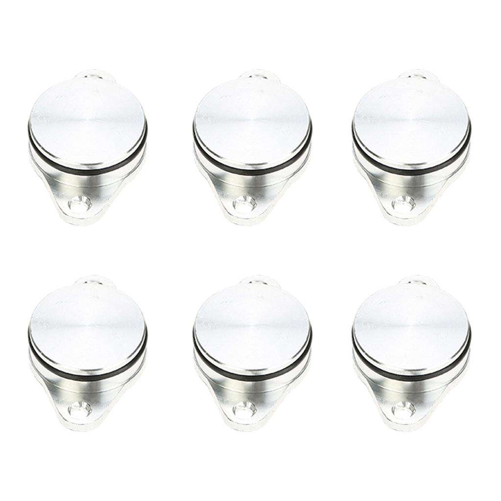 6 Pcs 33MM  Swirl Flap Blank Bung Repair for Bmw E61 E90 E91 E39 E38 E53