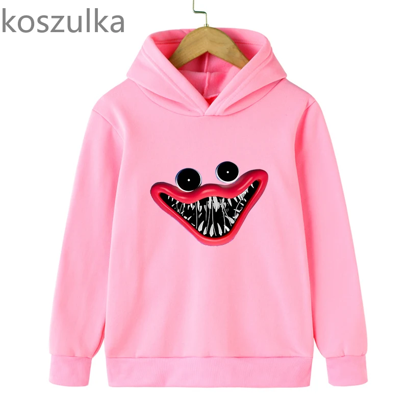 sweatshirt kid from vine kids Poppy Playtime hoodie Harajuku men women fashion huggy wuggy sweatshirt spring and autumn models Horror Clothes Long Sleeve kid hoodie for sale