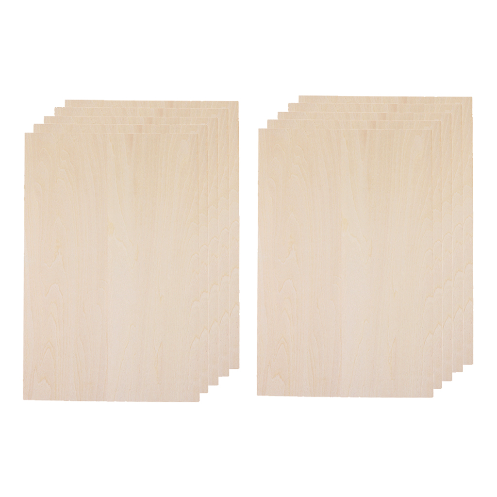 10/20x Wooden Plates Model Basswood Sheets Board RC Airplane Model Making