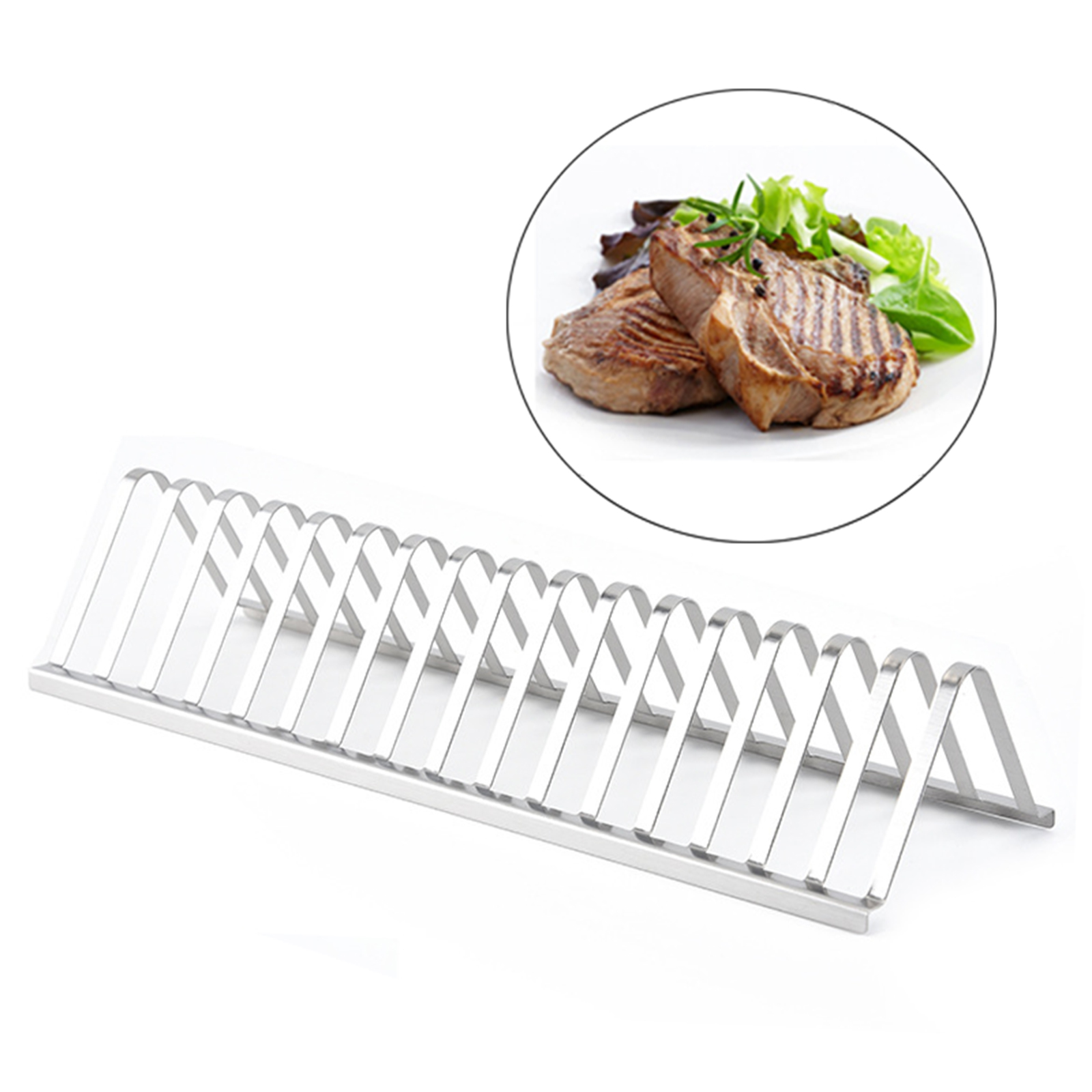 Non-Stick BBQ Grill Rack Barbecue Beef Shelf Grilling Oven Kitchen Utensils
