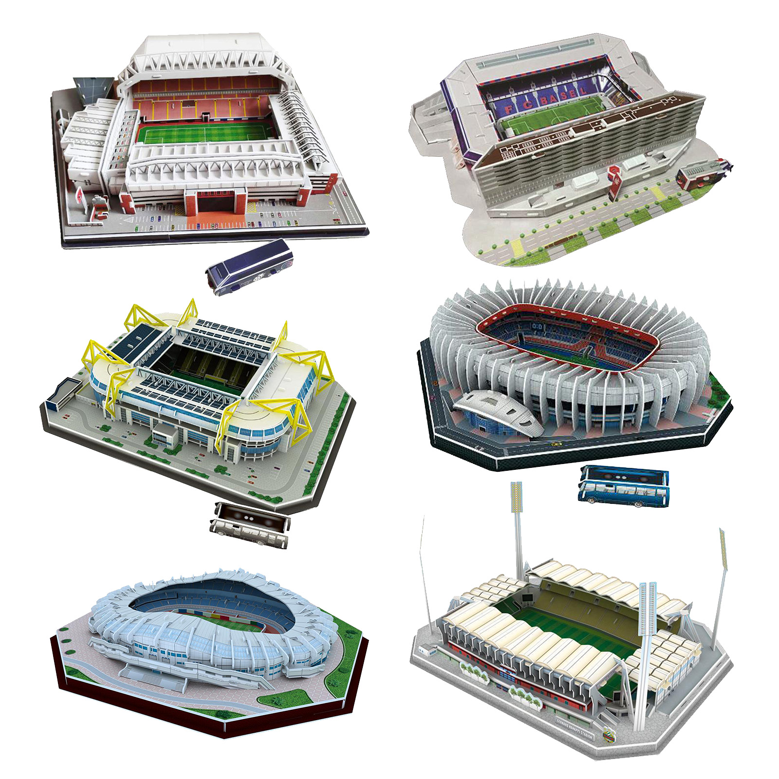 DIY 3D Models Puzzles Jigsaw Puzzles Toys Kits Assemble Puzzles Toy Gifts for